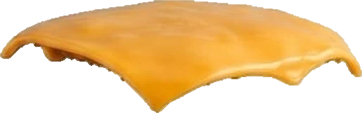 Fetta di cheddar fuso