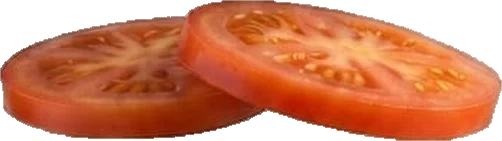 Due fette di pomodoro